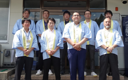 JU秋田青年部（前列右から二番目が吉野青年部会長）