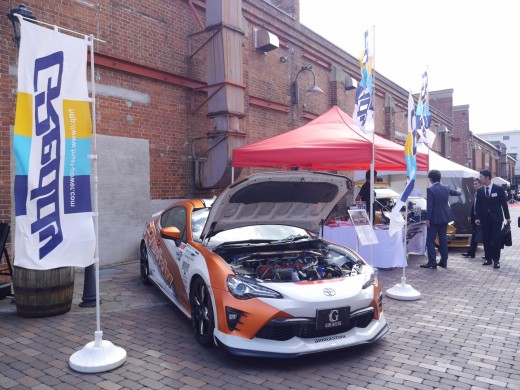 トラストのデモカーも展示