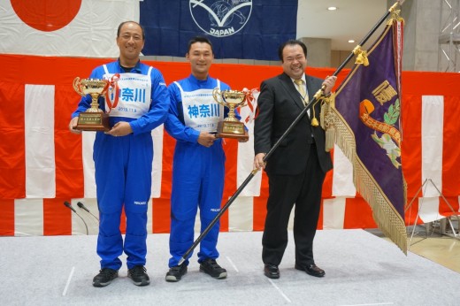 優勝は神奈川整振：写真（左）池田誠司選手、（中央）渡辺優樹選手