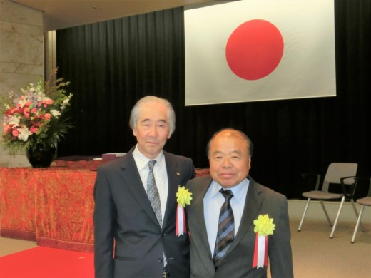 JU神奈川・山田相談役（左）とJU千葉・池田副会長（右）
