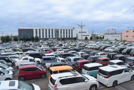 ７００台を車両を集荷した