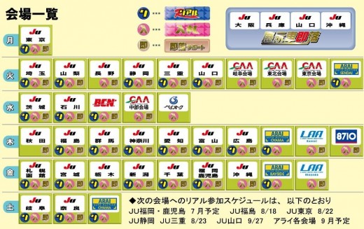 会場一覧