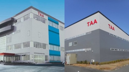 TAA横浜会場（左）とTAA中部会場（右）