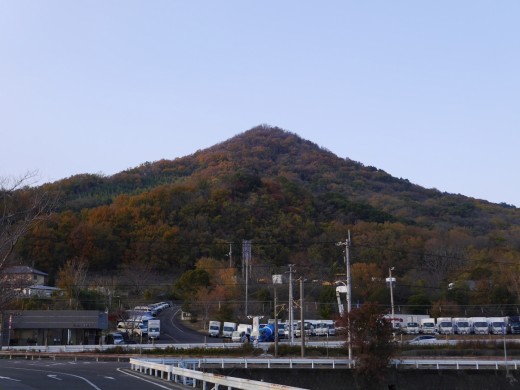 山の麓に広大な敷地を生かした展示場を展開するトラックスジャパン店