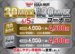 「３０ＭＡＸ」「軽四３０ＭＡＸ」の出品手数料を値下げ