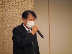 退任した富山孝司氏（ＪＵ鳥取前会長・理事長）