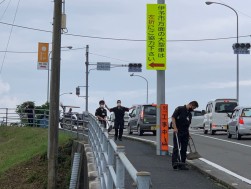 地域貢献のための清掃活動を長年続ける（アイシン自動車）