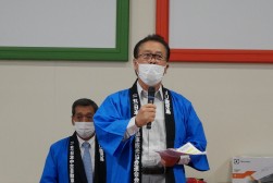 平田義輝金融委員長がＪＵクレジット「サマーキャンペーン」への協力を呼びかけた