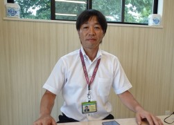 出品、来場に注力する笹原流通委員長