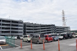 2020年に完成した立体駐車場