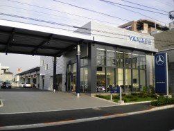 「ヤナセ練馬支店」（メルセデス・ベンツ練馬）の新しい外観