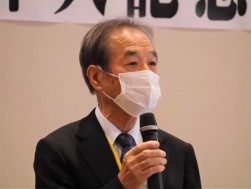 大峰社長はオープンからの３１年を振り返り、会員への感謝の気持ちを述べた