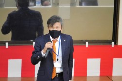 ＪＵ京都の東理事長が祝辞を述べた