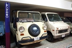日本自動車博物館の展示車両（ホンダの街エリア）