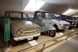日本自動車博物館の展示車両（三菱の街エリア）