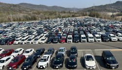 多数の出品車が並ぶTAA広島