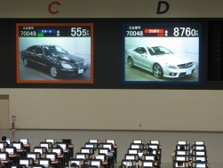 「ヤナセコーナー」（9/13、輸入車祭）　AMG車上位モデルがセリ上がっていく