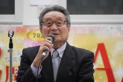 ＪＵコーポレーションの鈴木副会長があいさつ