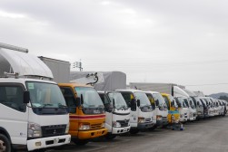 中・小型トラックも引き合いが強い