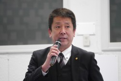 ＪＵ佐賀、ＪＵ長崎を代表して田中理事長（ＪＵ佐賀）があいさつを述べた