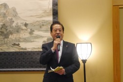 財藤会長・理事長が新年のあいさつ