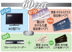 ６０台賞の賞品