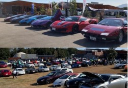 最新のスーパーカーや希少車が一堂に会した