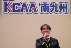 牟田会場長は会員への感謝の言葉を述べた