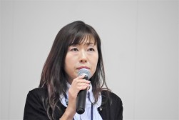 ＺＩＰ大阪会場をけん引する前田里絵会場長があいさつ