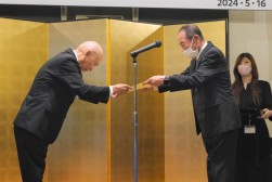 各事業への協力に対し感謝状贈呈