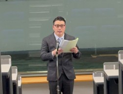 板谷新副部会長による中古自動車販売事業者憲章唱和