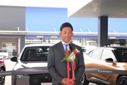 丸山副社長が力強いあいさつを述べた