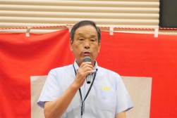 ＬＡＡ岡山営業課の平田英之課長があいさつ