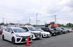 出品ヤードには良質車が多数集まった
