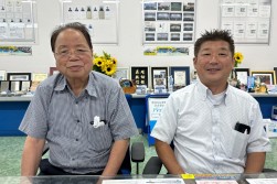 八木沢会長（左）と八木沢専務（右）
