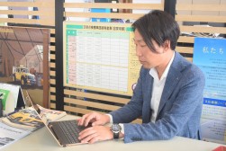 「ＪＵテントリ」の登録は社長自らが行う
