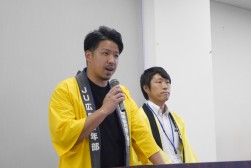 上西青年部会長があいさつを述べた