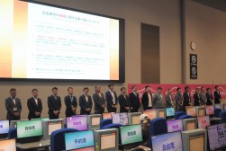 県外から多くの青年部員が応援に駆け付けた