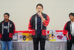 木場青年部会長が感謝の言葉を述べた