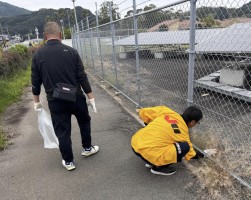 周辺の美化に努めた