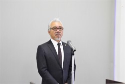 ＪＵ中四国の中西指導環境委員長があいさつ
