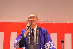 羽田社長が心からの感謝の気持ちを述べた