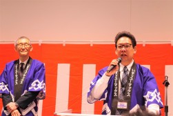 渡会場長は会員への感謝の気持ちを述べた