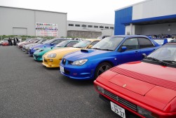 特設「九州名車コーナー」も周年記念ＡＡの名物に