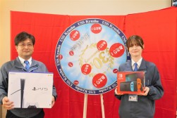 豪華賞品が当たるルーレットダーツゲーム