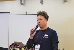森本青年部会長があいさつを述べた