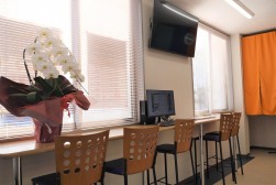 来場会員向けの休憩コーナー