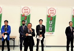 喜納智春流通委員長があいさつ