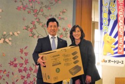 決起大会では抽選会も実施