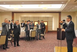 ＪＵ島根の安達理事長が乾杯の発声